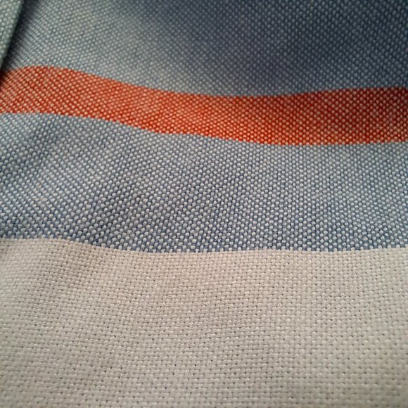 NWOT TOMMY HILFIGER MEN SHIRT Size M striped SHORT SLEEVES COLLAR BUTTON - Picture 8 of 11